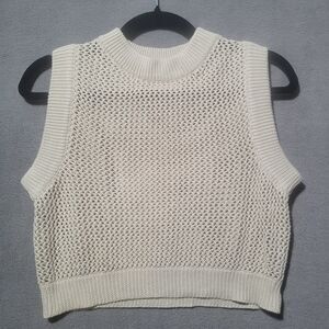 En Saison Tan Knit Crop Top‎ NWOT Women's XS